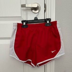 Nike Dri-Fit red shorts (kids medium)